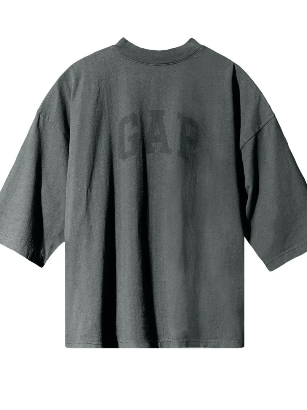 Yeezy Men's Short-Sleeve Tee in Charcoal Gray
